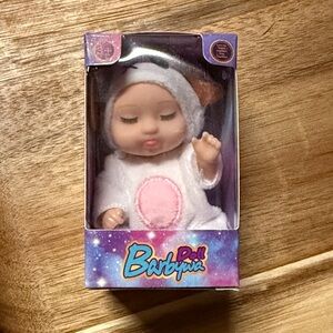 Barbyvia Zodiac Baby Doll in White Outfit